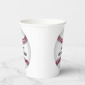 Gobelets En Papier Baseball Custom Anniversaire (Droite)