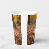 Gobelets En Papier Basenji en automne Feuilles automne Inspiration (Gauche)