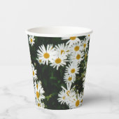 Gobelets En Papier Basière à oeil blanc, prairie à marguerite de la l (Recto)