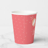 Gobelets En Papier Basket-ball Anniversaire Fête Personnalisée (Droite)