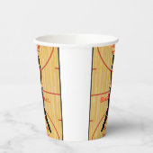 Gobelets En Papier Basket-ball Court Design Paper Cup (Gauche)