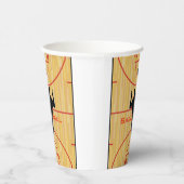 Gobelets En Papier Basket-ball Court Design Paper Cup (Droite)
