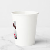 Gobelets En Papier Basket-ball Votre nom (Gauche)