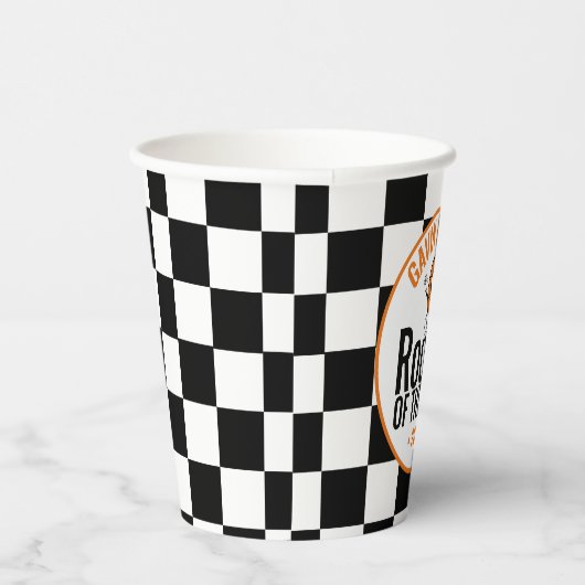 Gobelets En Papier Basket Retro Personnalisé Anniversaire Fête Cute (Droite)