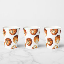 Basketball Paper Cup