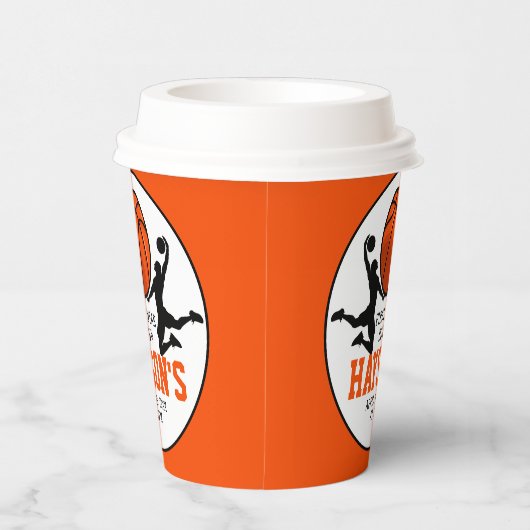 Gobelets En Papier Basketball première année bas 1er anniversaire (Droite)