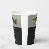 Gobelets En Papier Bass Fishing Anniversaire Party Hommes 50e Cool  (Droite)