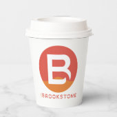 Gobelets En Papier Basse tasse de café Brookstone B (Verso)