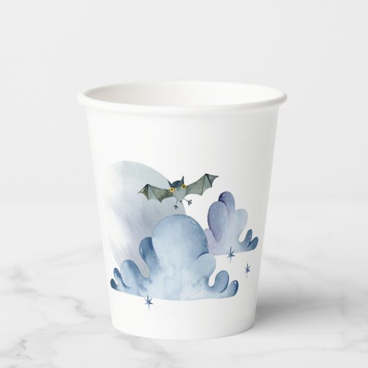Gobelets En Papier Bat et nuages (Recto)