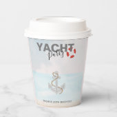 Gobelets En Papier Bateau bateau bateau bateau croisière fête d'anniv (Recto)