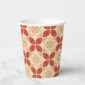 Gobelets En Papier Batik Kawung, Motif indonésien, javanais, ethnique (Gauche)