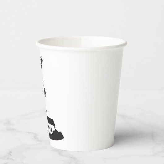 Gobelets En Papier Bâtiment de moulin à vent (Gauche)