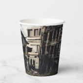 Gobelets En Papier Bâtiments abandonnés | Destruction post-apocalypse (Verso)