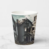 Gobelets En Papier Bâtiments abandonnés | Destruction post-apocalypse (Gauche)