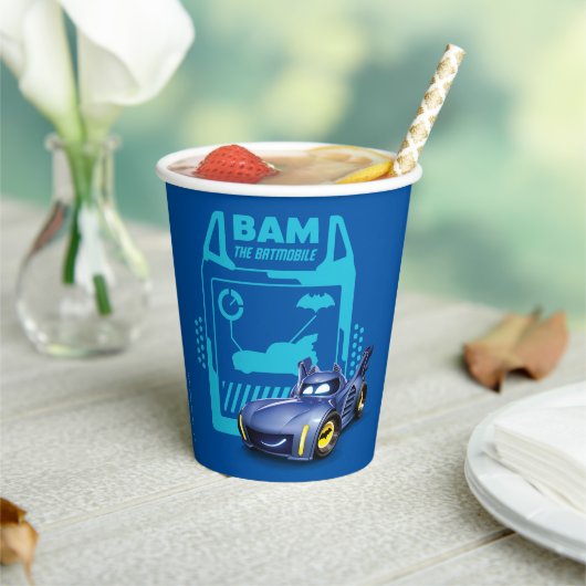 Gobelets En Papier Batwheel™ Bam - Batmobile (Insitu)