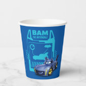 Gobelets En Papier Batwheel™ Bam - Batmobile (Recto)