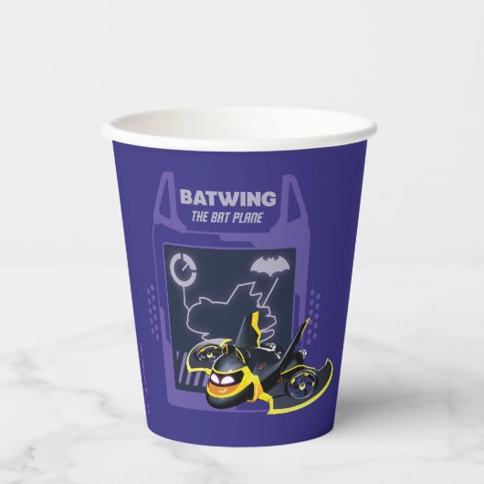 Gobelets En Papier Batwheel™ Batwing - Plan De Batterie (Recto)