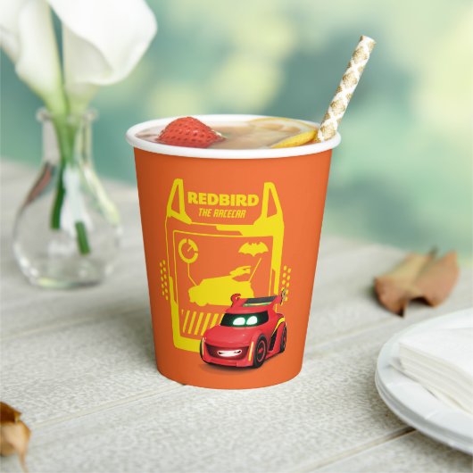 Gobelets En Papier Batwheel™ Redbird - Le Racecar (Insitu)
