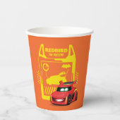 Gobelets En Papier Batwheel™ Redbird - Le Racecar (Recto)