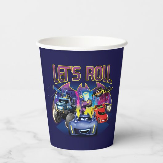 Gobelets En Papier Batwheel™ Team - Let's Roll (Verso)
