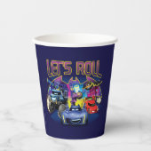 Gobelets En Papier Batwheel™ Team - Let's Roll (Recto)