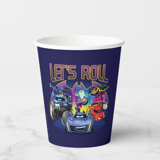 Gobelets En Papier Batwheel™ Team - Let's Roll (Recto)