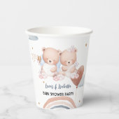 Gobelets En Papier Baudrier à baudrier à baudrier mignon baby shower (Recto)