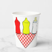 Gobelets En Papier BBQ baby shower (Verso)