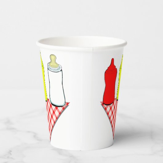 Gobelets En Papier BBQ baby shower (Droite)