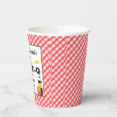 Gobelets En Papier BBQ Baby showers de tasses de papier (Gauche)