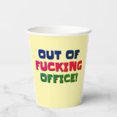 Gobelets En Papier BBQ, Tasses De Papier De Partie Hors Bureau (Verso)