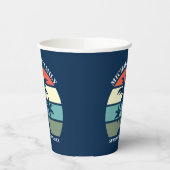 Gobelets En Papier Beach Family Reunion Sunset Island Custom Party (Gauche)