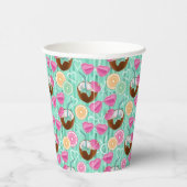 Gobelets En Papier Beach Summer Pattern  (Droite)