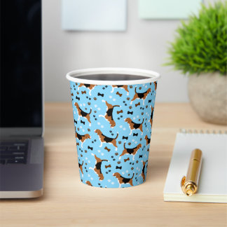 Gobelets En Papier Beagle Chasse Chien Beagle Motif mou