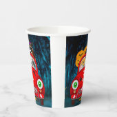 Gobelets En Papier Beagle Chien voiture voiture effrayant Halloween (Gauche)