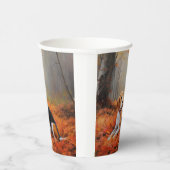 Gobelets En Papier Beagle en automne Leaves automne Inspire (Droite)