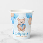 Gobelets En Papier Bearly Wait baby shower (Verso)