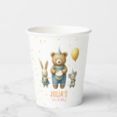 Gobelets En Papier Beary Anniversaire Spécial Bash (Verso)