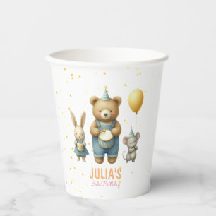 Gobelets En Papier Beary Anniversaire Spécial Bash