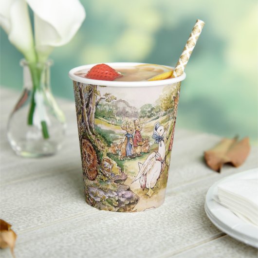 Gobelets En Papier Beatrix Potter Cute Peter et ses amis (Insitu)