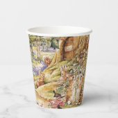 Gobelets En Papier Beatrix Potter Cute Peter et ses amis (Verso)