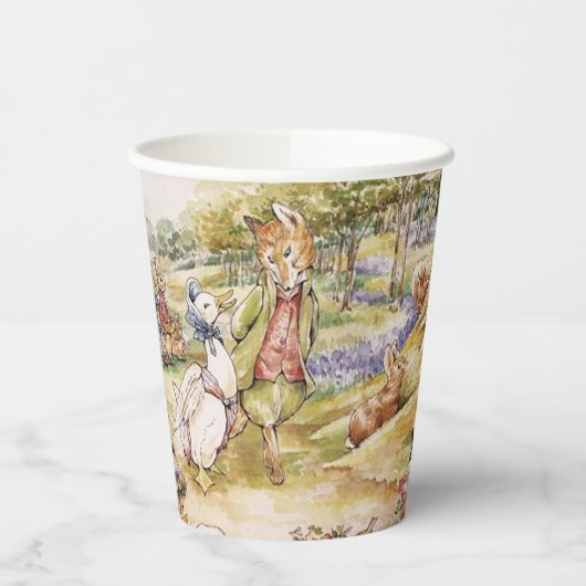 Gobelets En Papier Beatrix Potter Cute Peter et ses amis (Gauche)