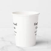 Gobelets En Papier Beau et peut cuisiner ajouter nom master chef date (Droite)