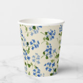 Gobelets En Papier Beau motif fleuri sans soudure (Recto)