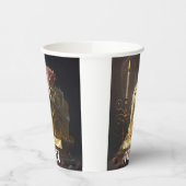 Gobelets En Papier Beauté et gâteau de la Bête - Anniversaire (Gauche)