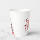 Gobelets En Papier beauty themed paper cups (Gauche)
