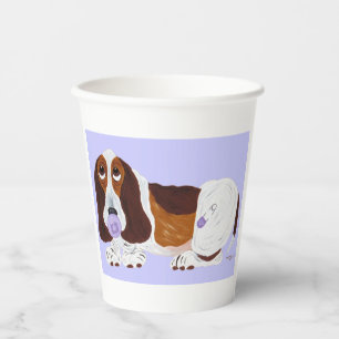Gobelets En Papier Bébé Basset Hound