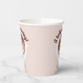 Gobelets En Papier Bébé brasse Café Brunch Baby shower Saupoudrer (Gauche)