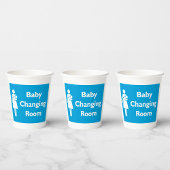 Gobelets En Papier Bébé Changement de chambre Signer avec le parent e