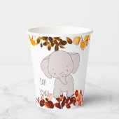 Gobelets En Papier Bébé éléphant (Verso)